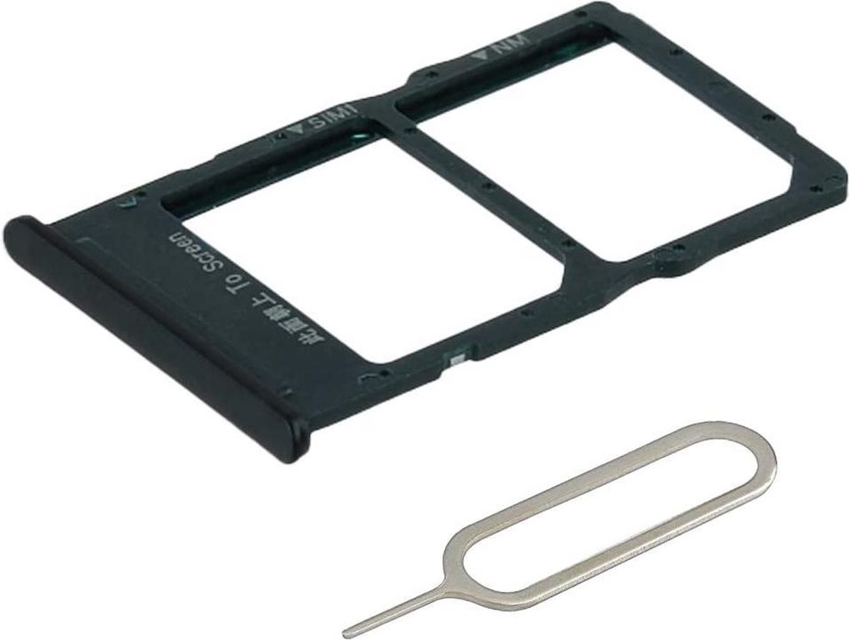 MMOBIEL Sim Tray Kaart Houder Nano Slot voor Huawei P40 Lite (Zwart)