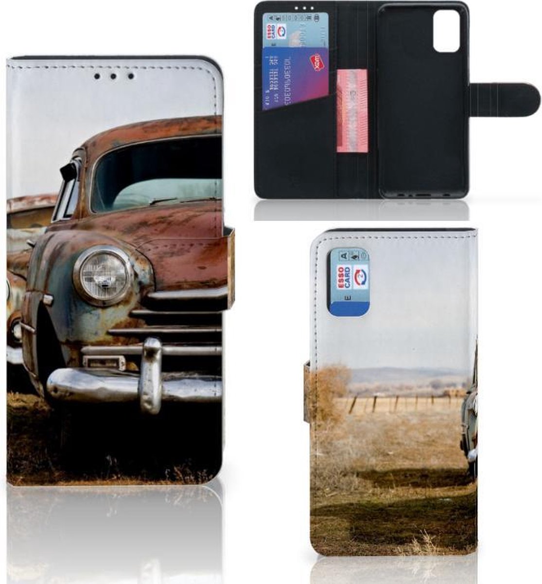 Samsung Galaxy A41 Telefoonhoesje met foto Vintage Auto