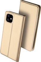 Apple iPhone 11 hoesje Dux Ducis Skin Wallet hoesje - Goud