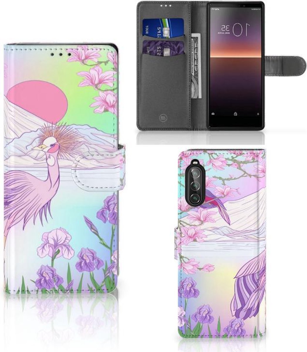 Sony Xperia 10 II Telefoonhoesje met Pasjes Bird
