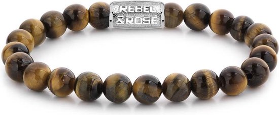 Rebel & Rose Stones Only Tiger Lily - 8mm RR-80042-S-17.5 cm