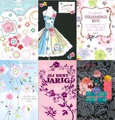6 Hallmark wenskaarten - Gefeliciteerd