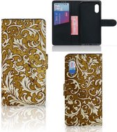 Telefoonhoesje Samsung Xcover Pro Bookcase Barok Goud