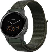 iMoshion Nylon Smartwatch Bandje voor de Garmin Vivoactive 4L - Groen