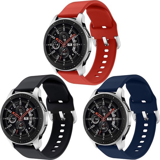 Bol Com Imoshion Siliconen Bandje 3 Pack Galaxy Watch 46mm Gear S3 Frontier Classic