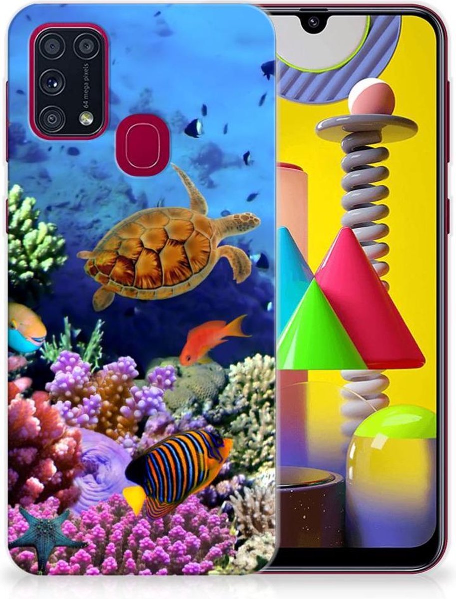Samsung Galaxy M31 TPU Hoesje Vissen