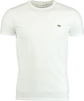 Lacoste Heren T-shirt - White - Maat 4XL