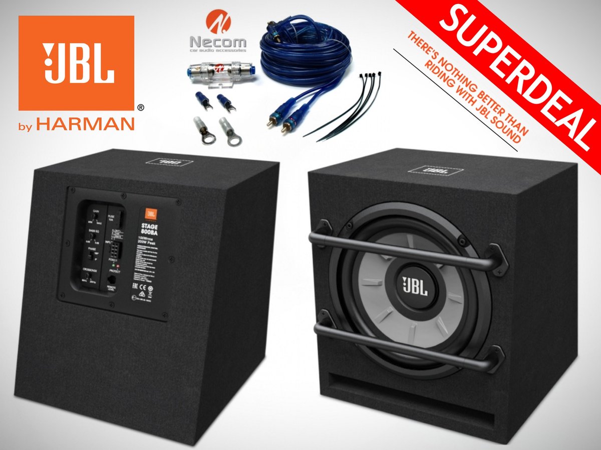 JBL Stage 800BA (Actieve Subwoofer) + Kabelset