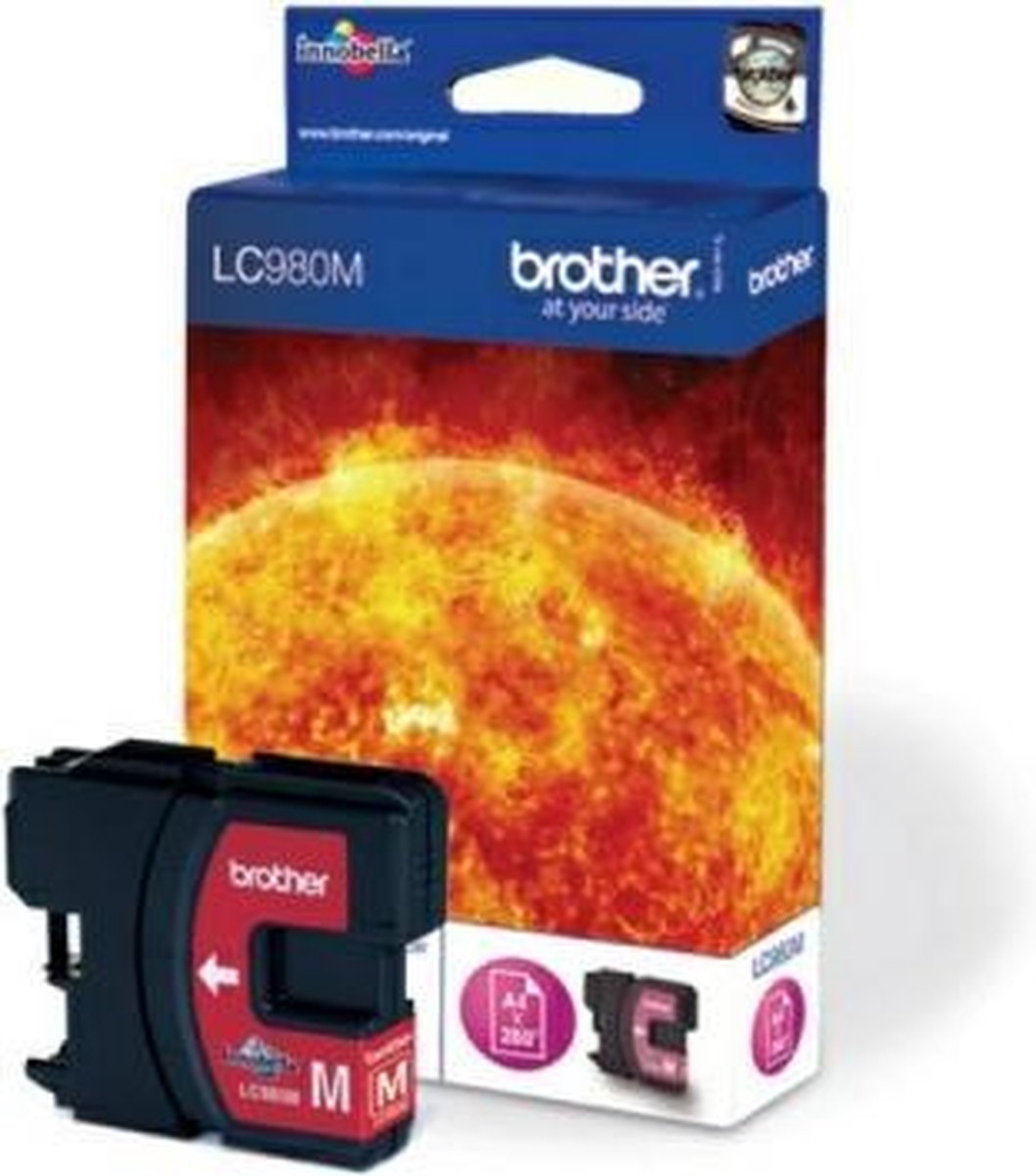 Brother inktpatroon LC-980M magenta DCP-145C