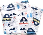 Swaddle doek XL - Schapen | Inbaderdoek | Hydrofiele doek | Hydrofiele luier | Kidzstore.eu