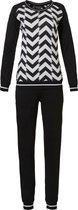 Pastunette Dames Pyjamaset - Zwart - Maat 40
