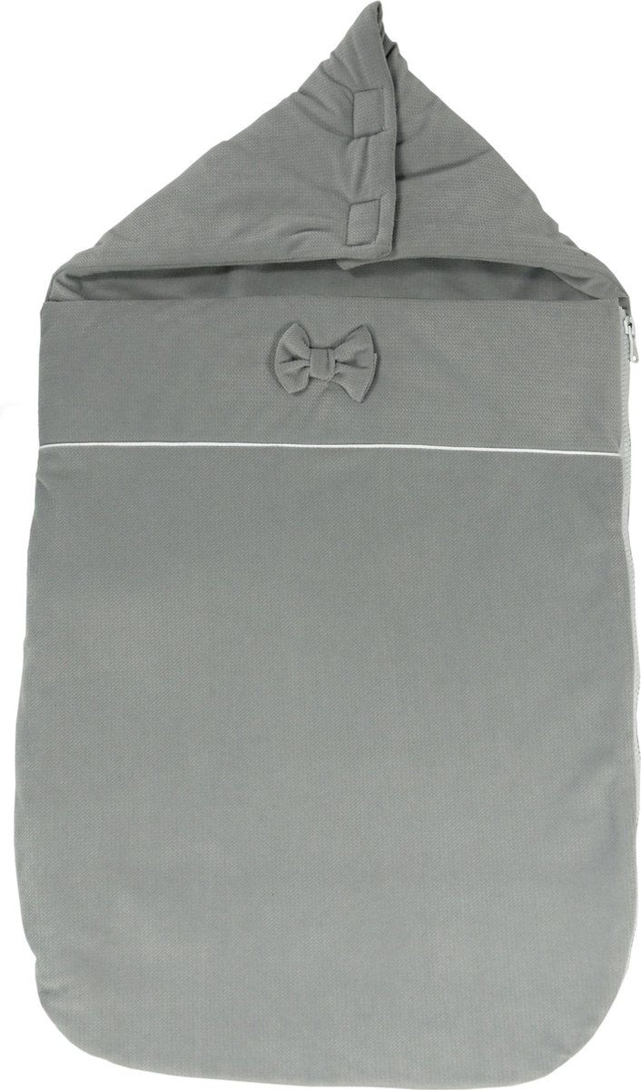 Chancelière de poussette teddy Oslo steel grey/pebble