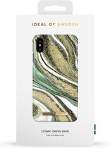 iDeal of Sweden Fashion Case voor iPhone X/XS Cosmic Green Swirl