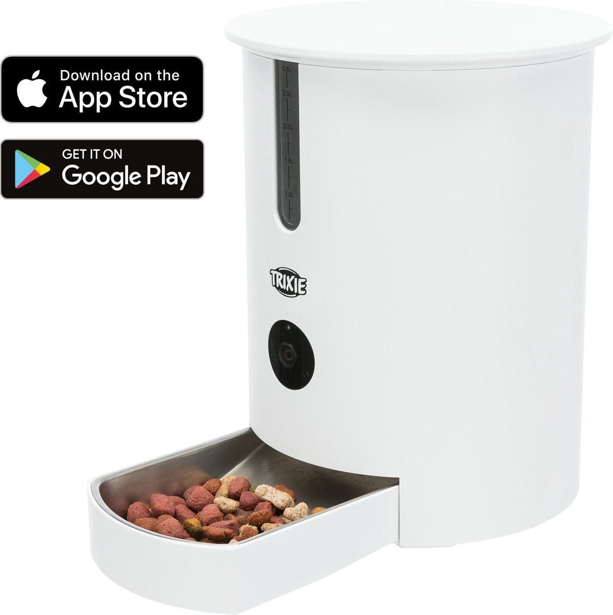Voederautomaat TX9 Smart Afmetingen: 2,8 l/22 28 22 cm Hoogte: 28 cm