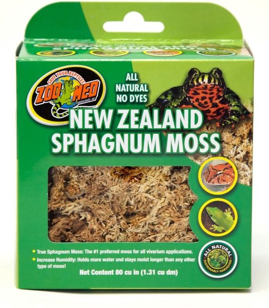 Moss de sphaigne de Nouvelle - Zélande agrandie - 1,31 L