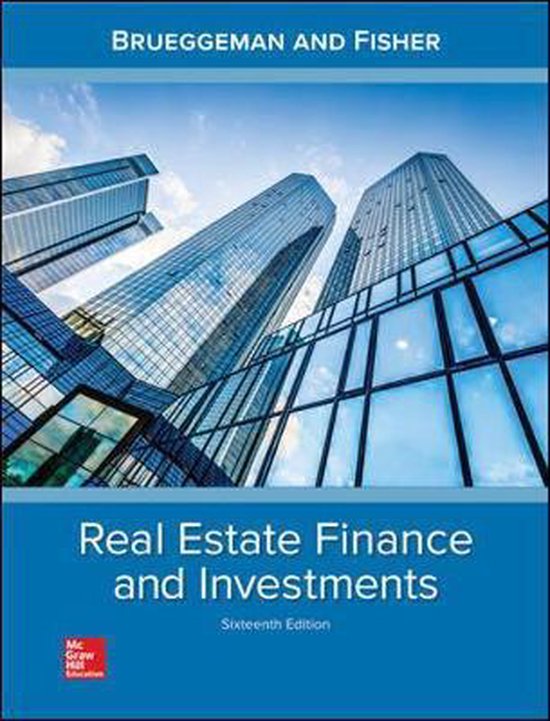 Real Estate Finance & Investments 9781259919688 William Brueggeman