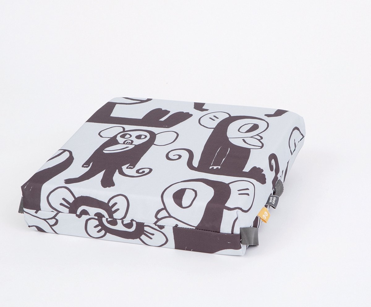 Kussen voor kinderstoel, kussen voor IKEA hoge stoel Antilop, 2 stuks zitkussens voor hoge stoel, geïntegreerd opblaasbaar kussen, comfortabele babysitting (vers blad/grijs gestreept Kussen voor kinderstoel, kussen voor IKEA hoge stoel Antilop, 2 stuks zitkussens voor hoge stoel, geïntegreerd opblaasbaar kussen, comfortabele babysitting (vers blad/grijs gestreept