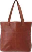 Raw Materials Tas - Shopper - Leer - Denim binnenvoering - Cognac