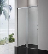 Royal Plaza Sway 2 delige schuifdeur 120x200cm chroom profiel helder glas met Clean coating