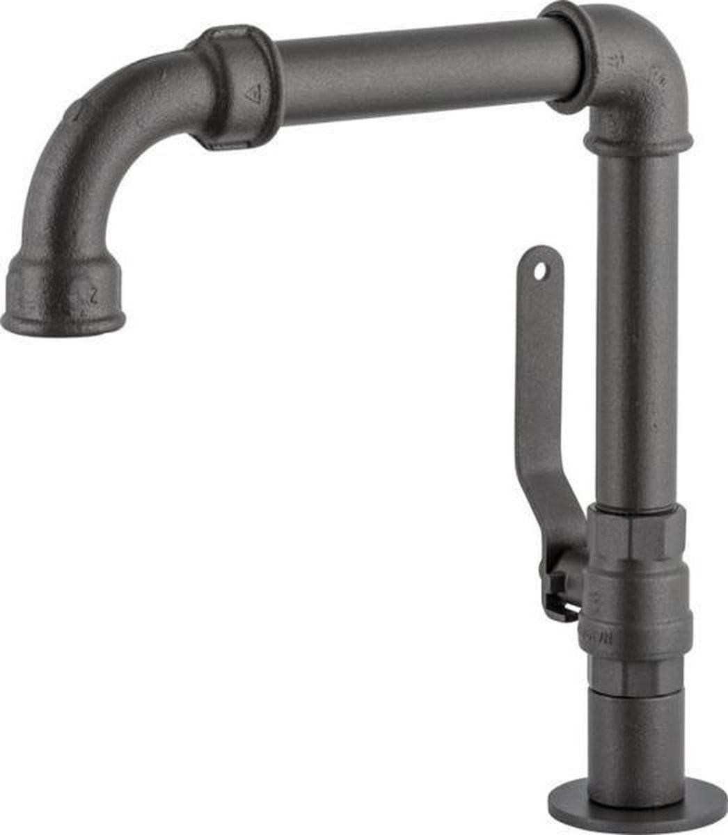 Mora Outdoor Robinet mural extérieur eau froide industriel noir - 400004 