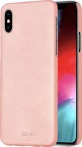 MH by Azuri metallic cover with soft touch coating - roze goud - iPhone Xs Max