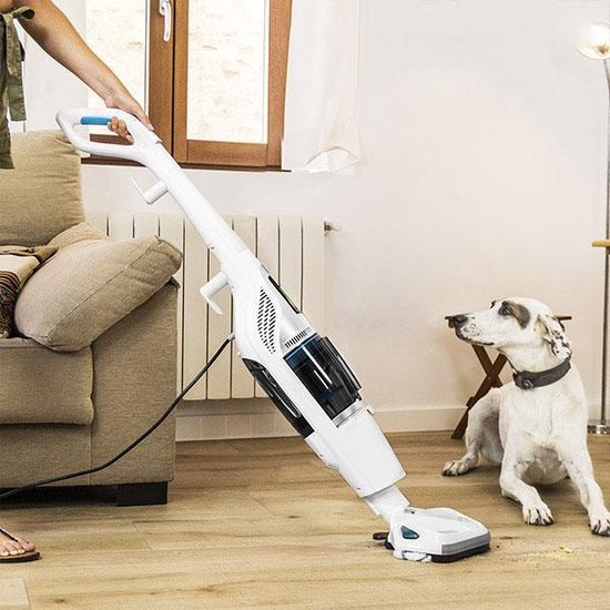 bol.com | Cecotec Steam\u0026Clean 1550 W Rechtopstaande stoomreiniger 0,38 l  Zilver, Wit