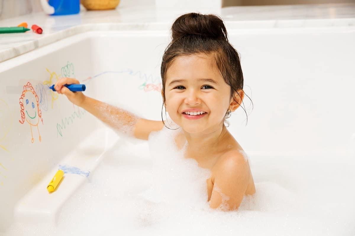 Doen badkrijtjes vlekken