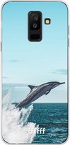 Samsung Galaxy A6 Plus (2018) Hoesje Transparant TPU Case - Dolphin #ffffff