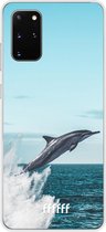 Samsung Galaxy S20+ Hoesje Transparant TPU Case - Dolphin #ffffff