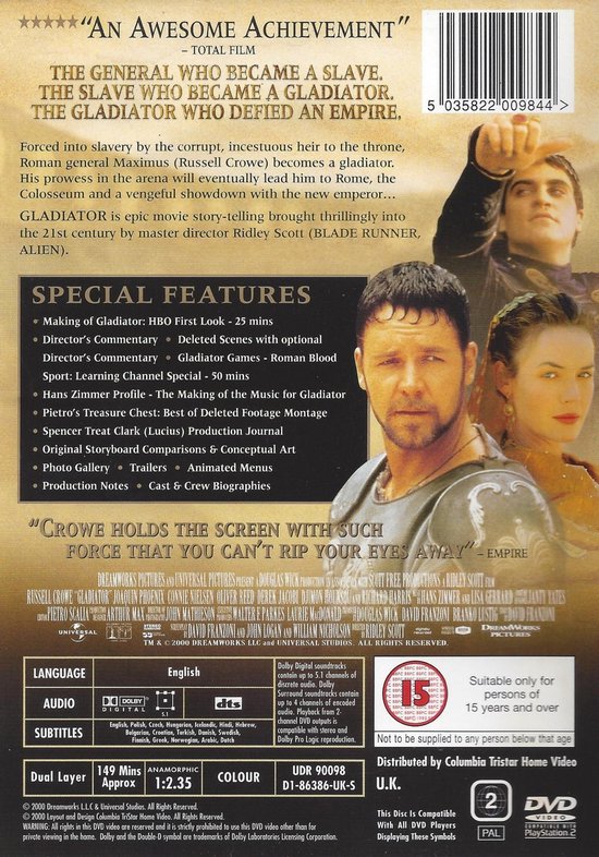 bol.com | Speelfilm - Gladiator (2 Disc) (Dvd) | Dvd's