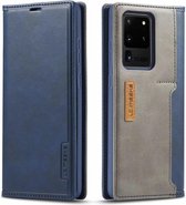 Samsung Galaxy S20 Hoesje wallet case Portemonnee Hoesje - blauw