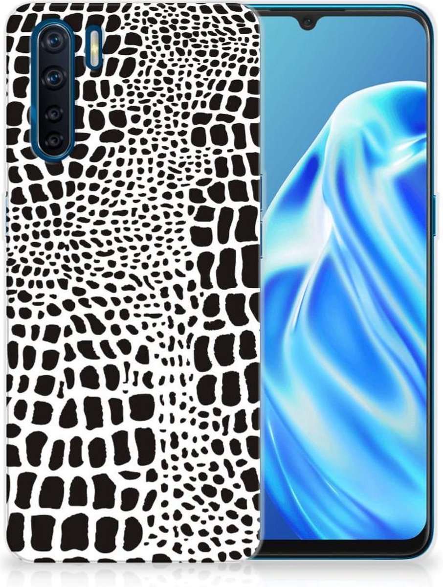 OPPO A91 TPU Hoesje Slangenprint