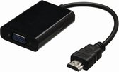 Nedis HDMI™ Kabel | HDMI™ Connector | VGA Female 15p / 3,5 mm Female | 1080p | Vernikkeld | 0.20 m | Recht | PVC | Zwart | Doos