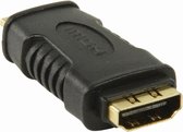 Nedis HDMI™-Adapter | HDMI™ Mini-Connector | HDMI™ Female | Verguld | Recht | ABS | Zwart | 1 Stuks | Polybag