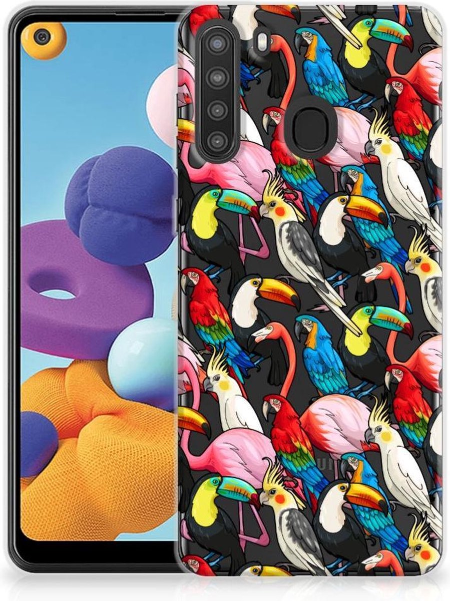 Samsung Galaxy A21 TPU Hoesje Birds