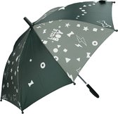 Kidzroom Fearless & Cuddle Army Paraplu - 44x78x cm  - Legergroen