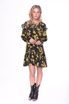 Vanessa Flower Mini Ruffle Dress