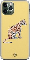 iPhone 11 Pro Max hoesje siliconen - Leo wild | Apple iPhone 11 Pro Max case | TPU backcover transparant