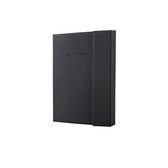 Sigel notitieboek - Conceptum Pure - A5 - zwart - hardcover - 194 pagina's - 80 grams - ruit - met magneetsluiting - SI-CO161