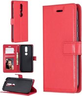 Nokia 4.2 hoesje book case rood