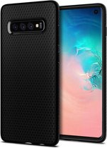 Hoesje Samsung Galaxy S10  - Spigen Liquid Air Case - Zwart