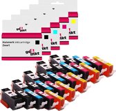 Compatible inkt cartridges PGI-570XL, CLI-571XL bk/bk/c/m/y, van Go4inkt - 25 stuks