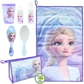 Disney - Frozen 2 - Toilettas met inhoud - Paars - 6 delig