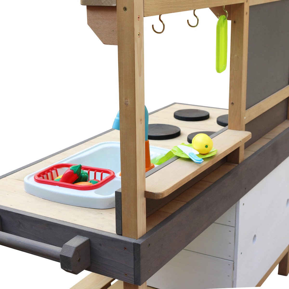 AXI Rosa Zand & Water Speelkeuken Groot - Incl. 17-delige accessoire set - Modder Keuken — afbeelding 15