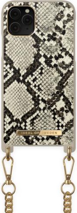 iDeal of Sweden Phone Necklace Case voor iPhone 11 Pro Max/XS Max Desert Python