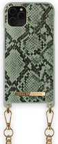 iDeal of Sweden Phone Necklace Case voor iPhone 11 Pro Max/XS Max Khaki Python