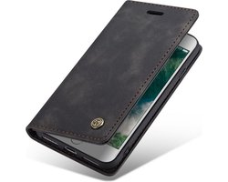 CaseMe Luxe bookcase geschikt voor Apple iPhone SE 2020 / SE 2022 - zwart