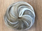 Wrap Around  BLOND MIX met trekkoord hairpiece haarstuk Hairbun Messy Bun Bun