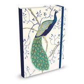 Peter Pauper Notitieboek - Peacock - small - met elastieksluiting - 13x18 cm
