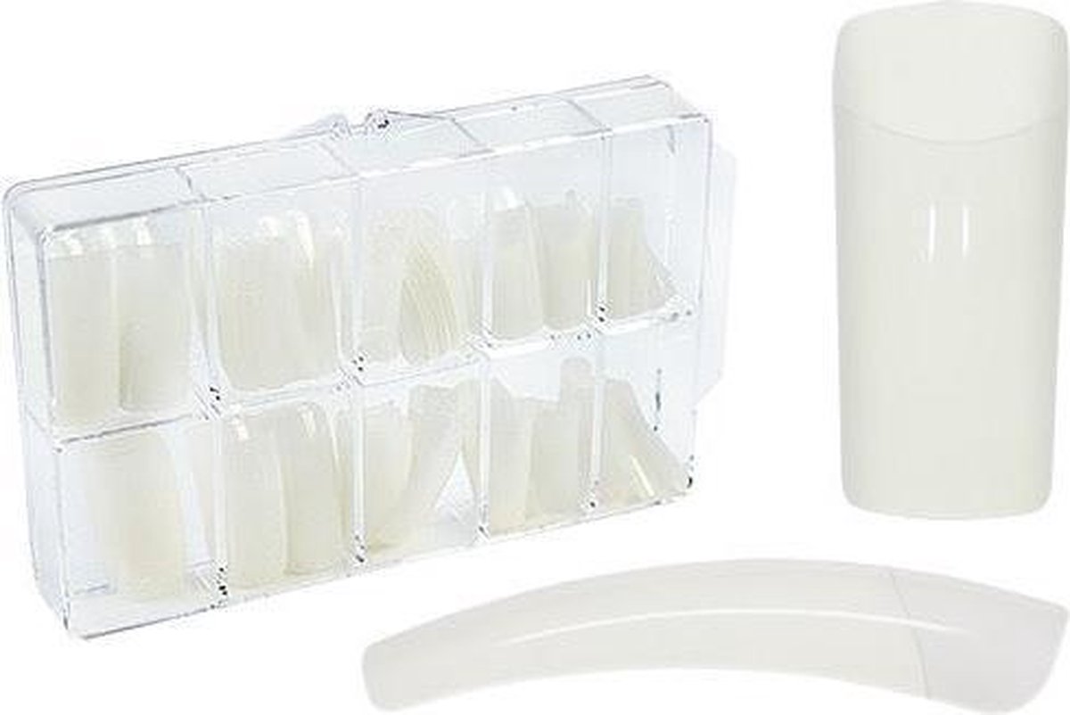 Goedkoopste Nageltips Set Naturel - Acryl nagels en Gelnagels - 100 Stuks